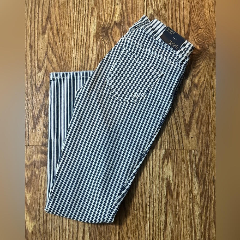 🆕 Indigo Rein Blue Stripe Jeans Size 3
